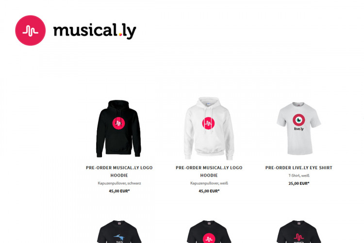 Official musical.ly Shop