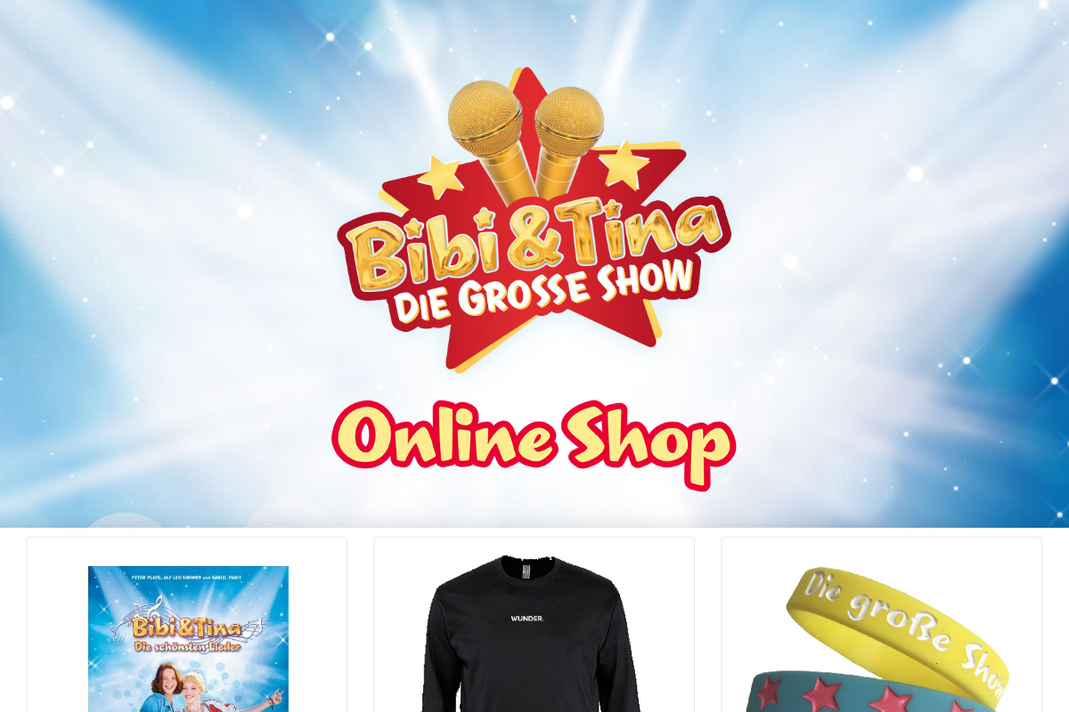 Bibi & Tina - die große Show Online Shop