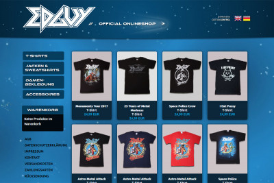 Edguy Official Merchandise