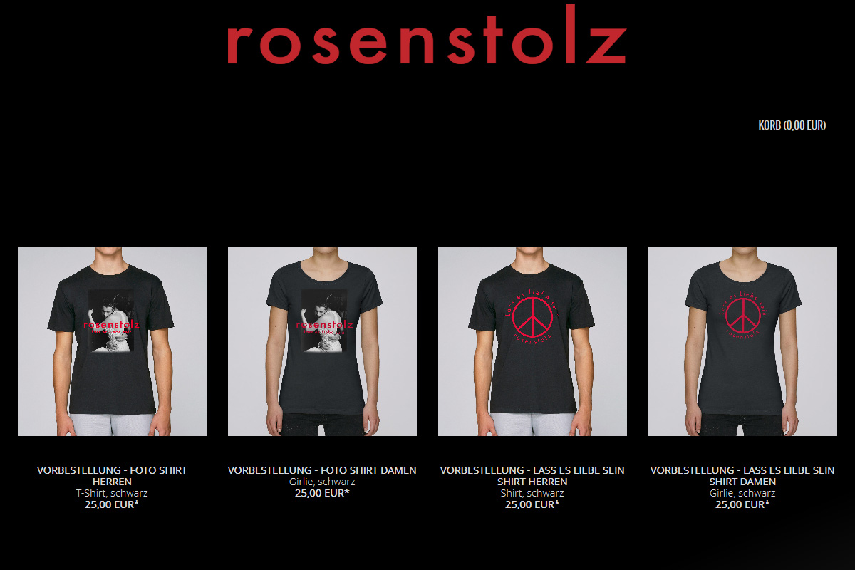 Rosenstolz Shop