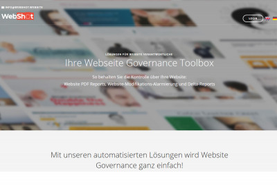 Webshot - Website Governance Toolbox
